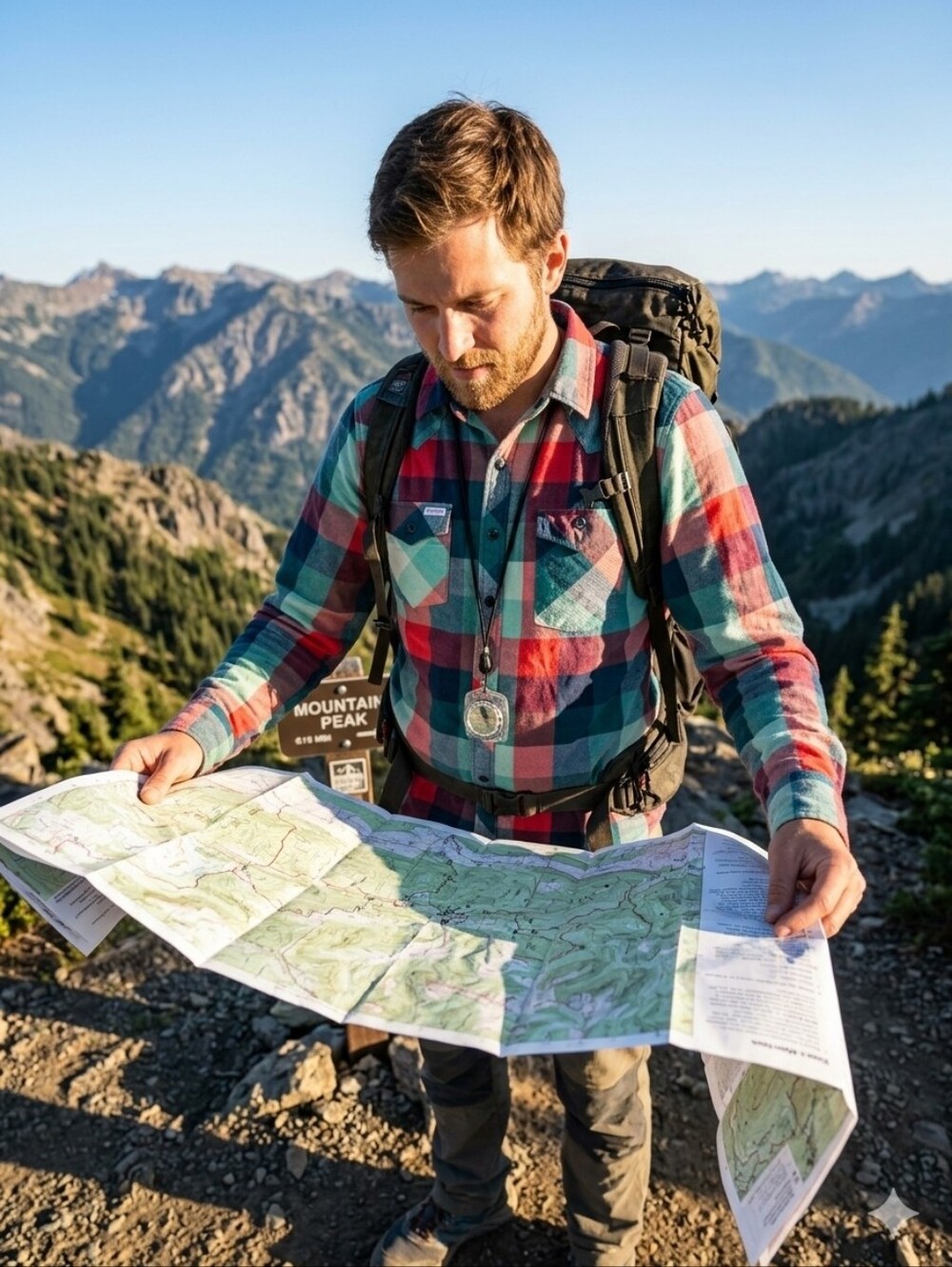Men's Multicolor plaid Mountain Shirt by Topo Designs 100% Organic Cotton